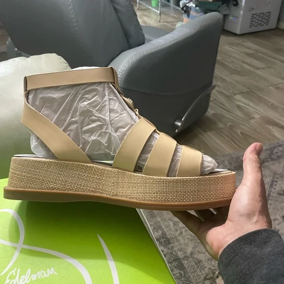 Sam Edelman Tan Strappy Gladiator Sandal - Picture 4 of 5